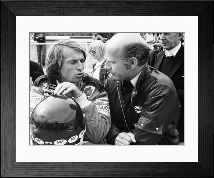 Framed Print : Jaques Laffite, 1980 Framed Print : Jaques Laffite, 1980