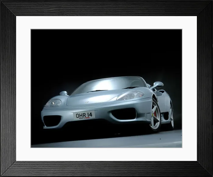 Framed Print : 2001 Ferrari 360 Modena spider Framed Print : 2001 Ferrari 360 Modena spider