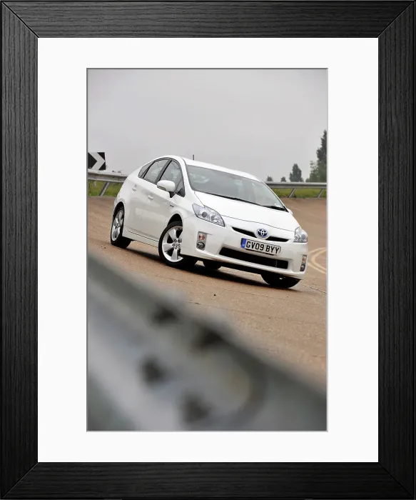 Framed Print : Toyota Prius 2009. Artist: Simon Clay Framed Print : Toyota Prius 2009. Artist: Simon Clay
