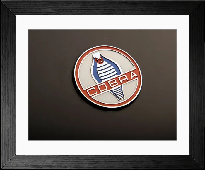 Framed Print : AC Cobra 427 1966. Artist: Simon Clay Framed Print : AC Cobra 427 1966. Artist: Simon Clay