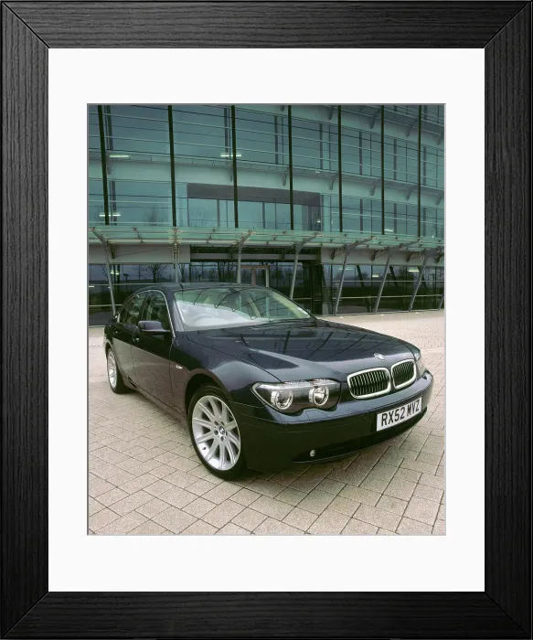 Framed Print : 2002 BMW 745i Framed Print : 2002 BMW 745i