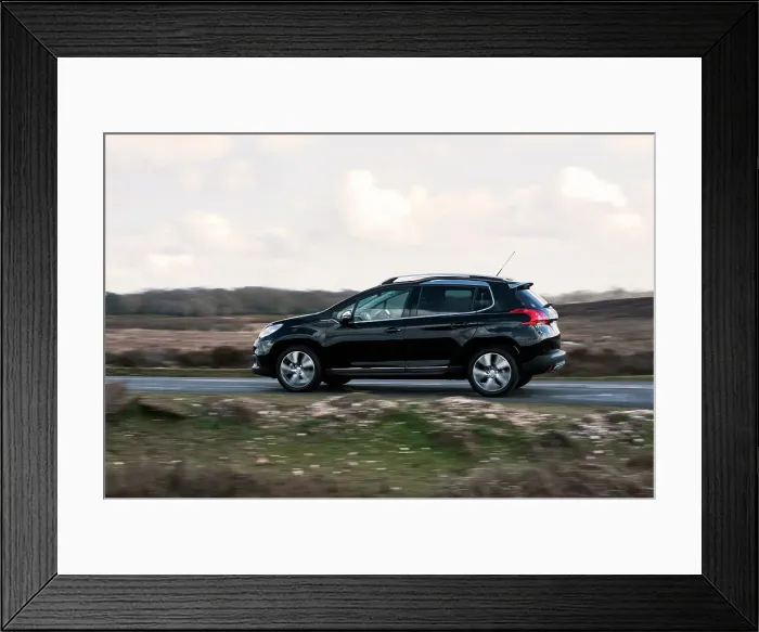 Framed Print : 2014 Peugeot 2008 Hdi Feline Framed Print : 2014 Peugeot 2008 Hdi Feline