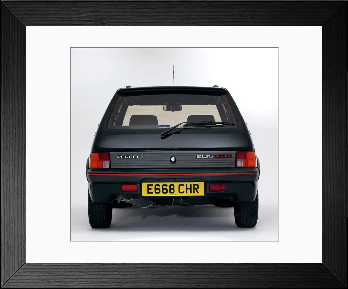 Framed Print : 1987 Peugeot 205 GTI 1.6 Framed Print : 1987 Peugeot 205 GTI 1.6
