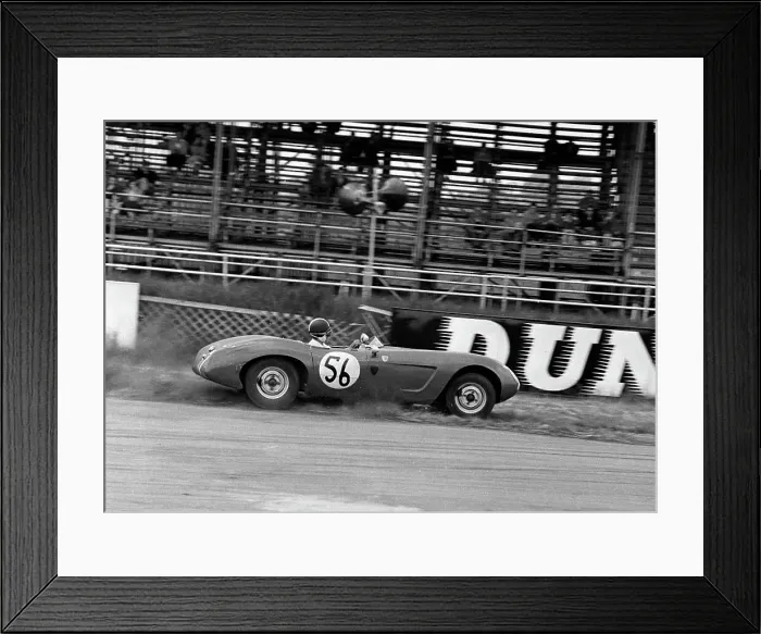 Framed Print : Buckler Ford at Silverstone 1961, M.Fielden Framed Print : Buckler Ford at Silverstone 1961, M.Fielden