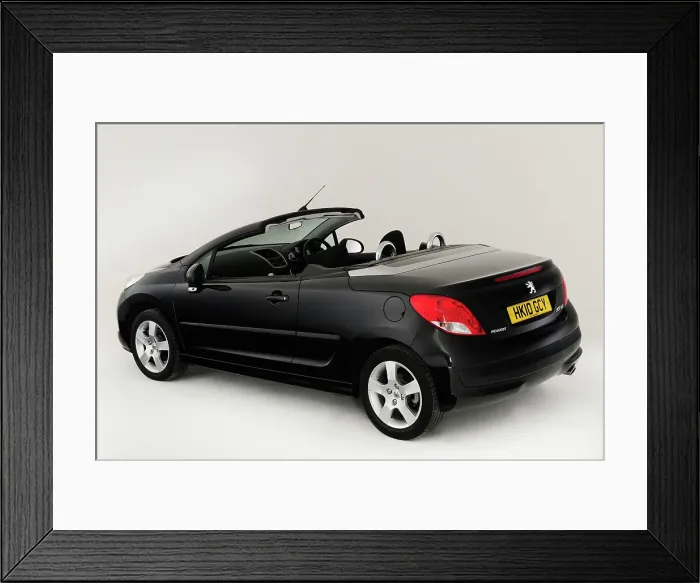 Framed Print : 2010 Peugeot 207CC Framed Print : 2010 Peugeot 207CC