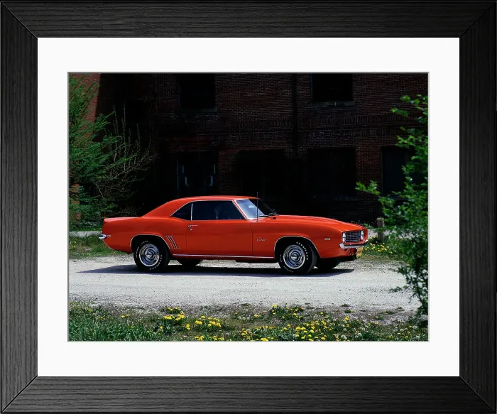Framed Print : 1969 Chevrolet Camaro Copo Framed Print : 1969 Chevrolet Camaro Copo