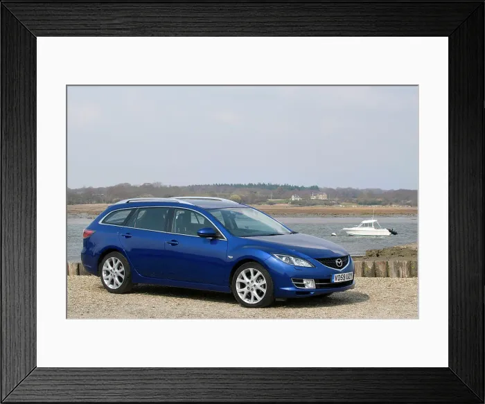 Framed Print : 2010 Mazda 6 SL Estate Framed Print : 2010 Mazda 6 SL Estate