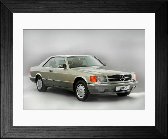 Framed Print : 1990 Mercedes Benz 500 SEC Framed Print : 1990 Mercedes Benz 500 SEC