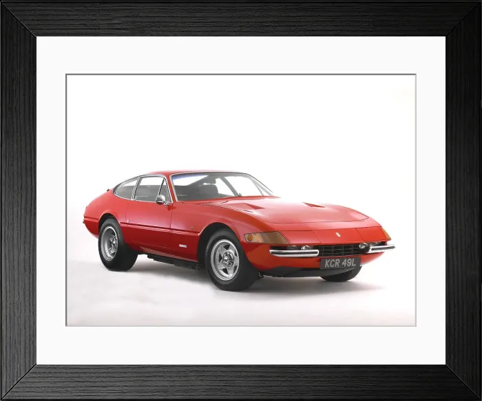 Framed Print : 1973 Ferrari Daytona Framed Print : 1973 Ferrari Daytona