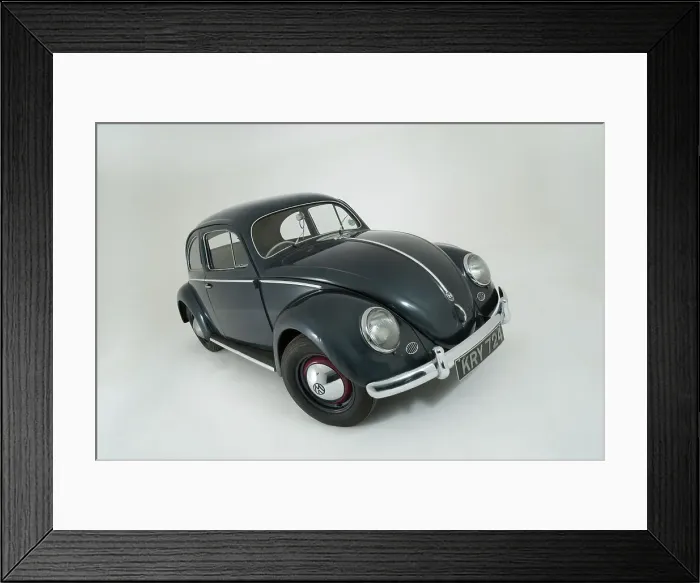 Framed Print : 1953 Volkswagen Beetle Export Framed Print : 1953 Volkswagen Beetle Export