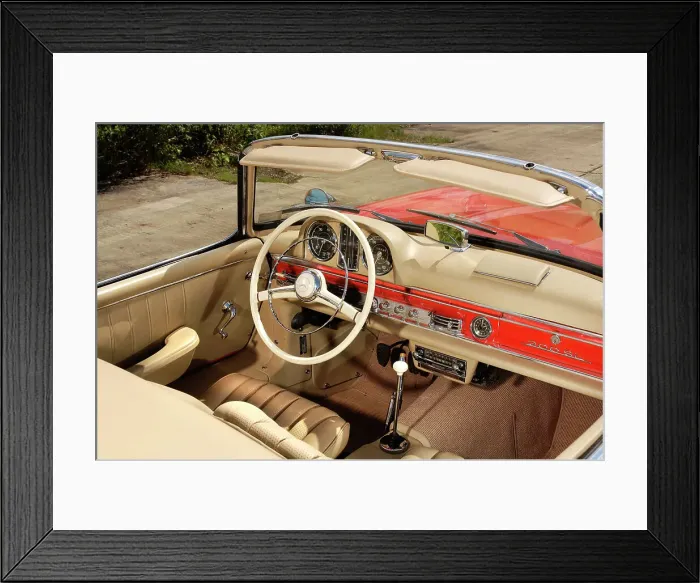 Framed Print : 1961 Mercedes Benz 300SL