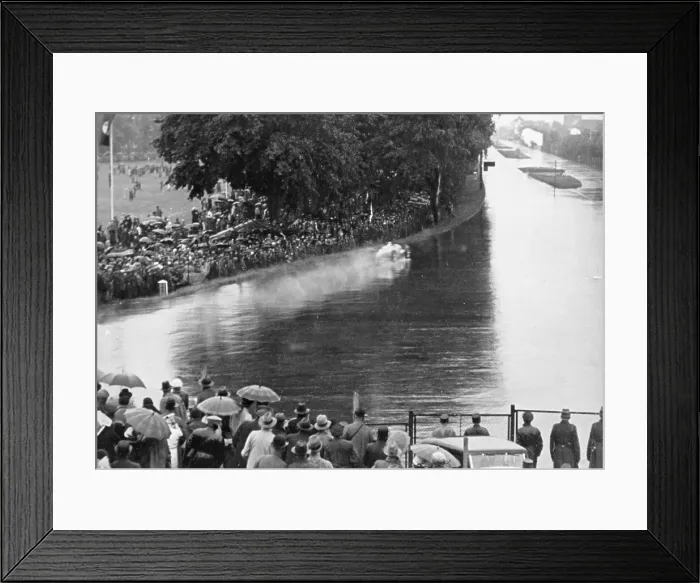 Framed Print : Auto Union in action at the Avus motor racing circuit, Berlin, Germany, 1934 Framed Print : Auto Union in action at the Avus motor racing circuit, Berlin, Germany, 1934