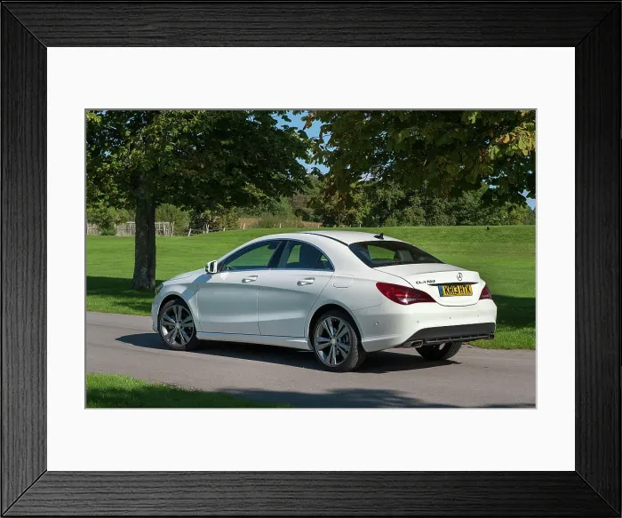 Framed Print : 2013 Mercedes Benz CLA 180 Sport Framed Print : 2013 Mercedes Benz CLA 180 Sport