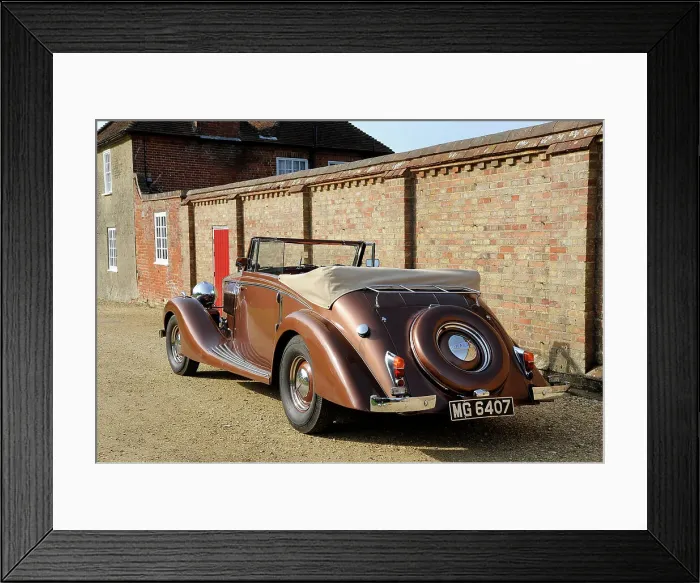 Framed Print : 1939 Railton Fairmile Series 3 Straight Eight Framed Print : 1939 Railton Fairmile Series 3 Straight Eight