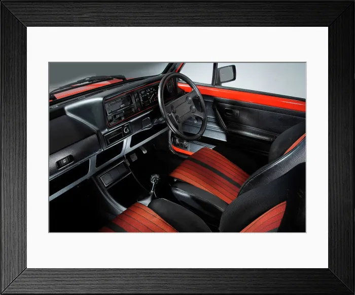 Framed Print : 1983 Volkswagen Golf Gti mk1 Framed Print : 1983 Volkswagen Golf Gti mk1