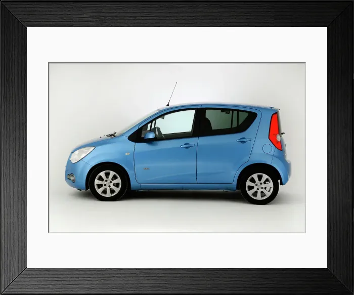 Framed Print : 2010 Vauxhall Agila Framed Print : 2010 Vauxhall Agila