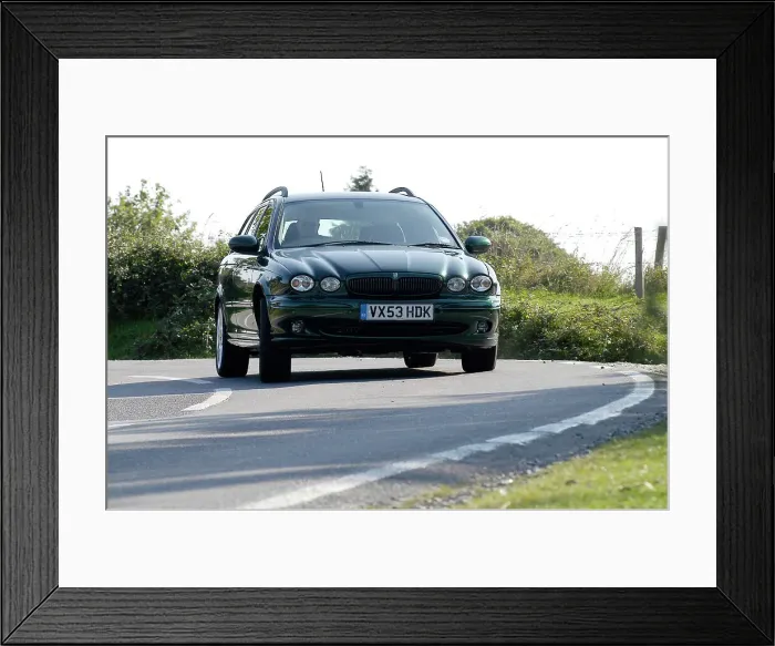 Framed Print : 2003 Jaguar X Type Sport Estate