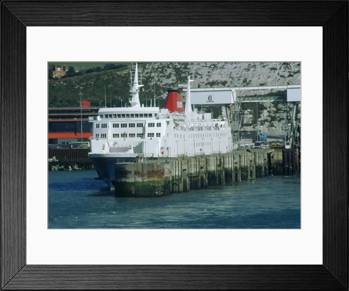 Framed Print : Car ferry At Dover Framed Print : Car ferry At Dover