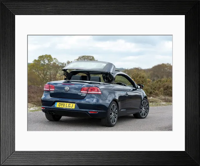 Framed Print : 2011 Volkswagen EOS 2.0 Tdi Framed Print : 2011 Volkswagen EOS 2.0 Tdi