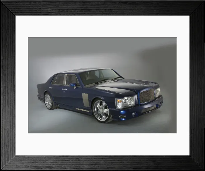 Framed Print : 1983 Bentley Mulsanne - Mentley Insanne Custom Car Framed Print : 1983 Bentley Mulsanne - Mentley Insanne Custom Car