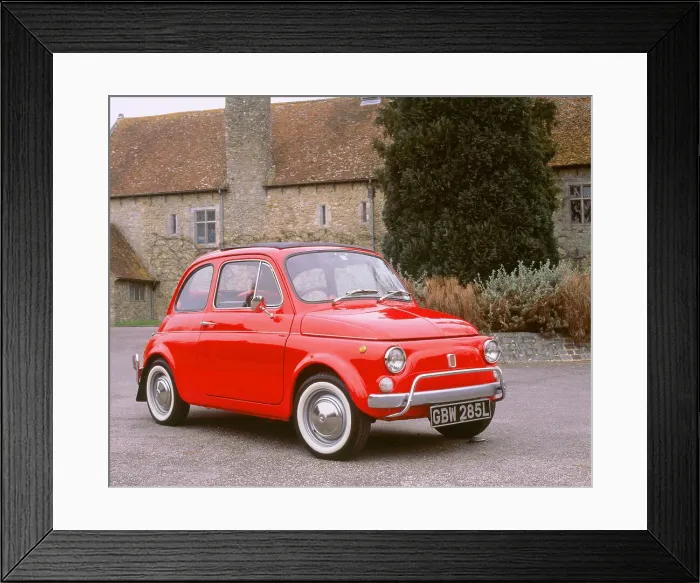Framed Print : 1972 Fiat 500 Framed Print : 1972 Fiat 500