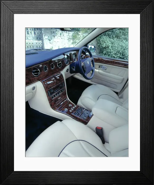 Framed Print : 1999 Rolls Royce Silver Seraph Framed Print : 1999 Rolls Royce Silver Seraph