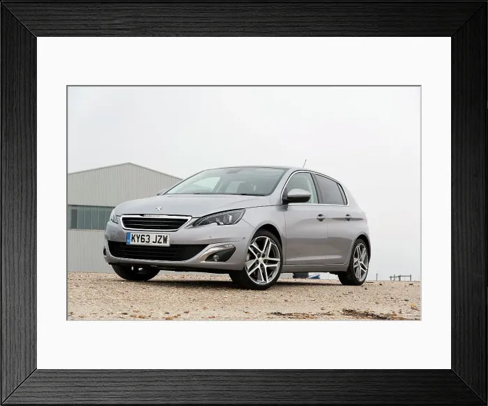 Framed Print : 2014 Peugeot 308 THP 156 Feline Framed Print : 2014 Peugeot 308 THP 156 Feline