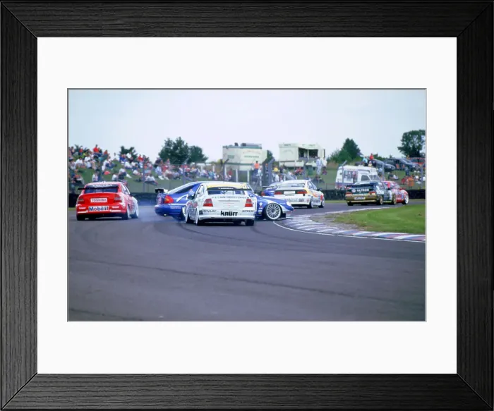 Framed Print : 1998 British Touring Car Race. Thruxton 1998 Framed Print : 1998 British Touring Car Race. Thruxton 1998