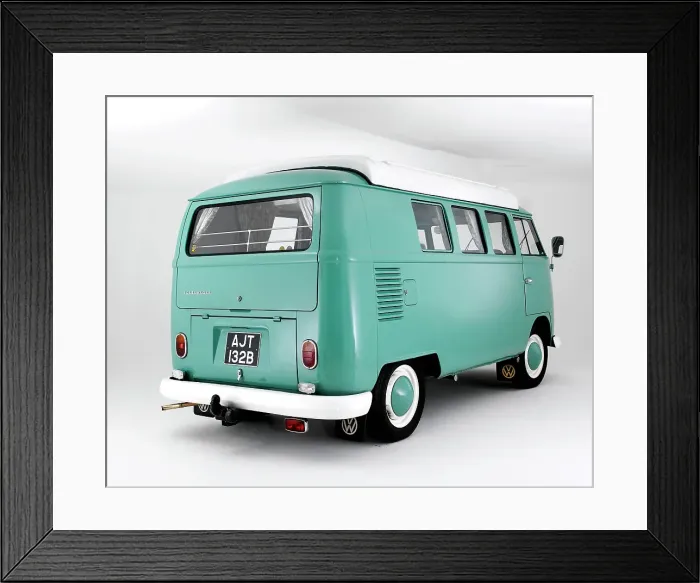 Framed Print : 1964 VW Kombi Camper Framed Print : 1964 VW Kombi Camper