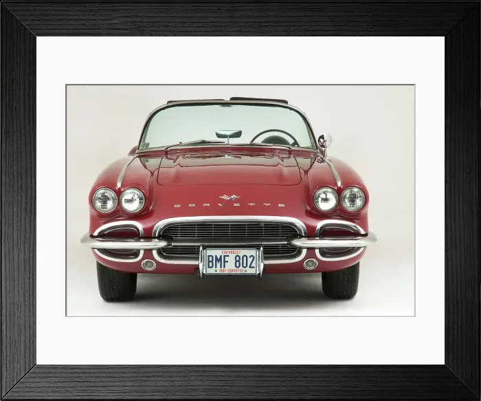 Framed Print : 1961 Chevrolet Corvette C1 Convertible Framed Print : 1961 Chevrolet Corvette C1 Convertible