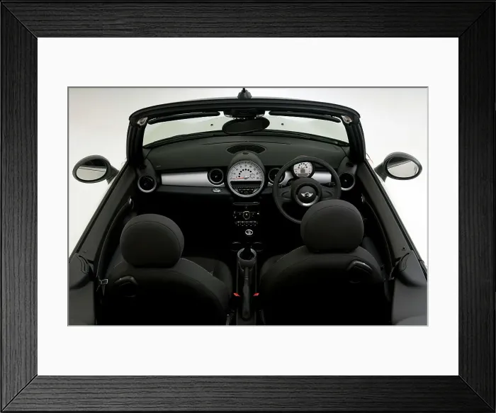 Framed Print : 2011 Mini One Convertible Framed Print : 2011 Mini One Convertible