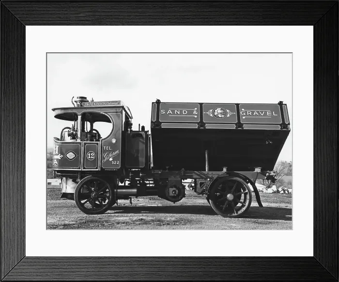 Framed Print : 1920's Atkinson Steam Wagon Framed Print : 1920's Atkinson Steam Wagon