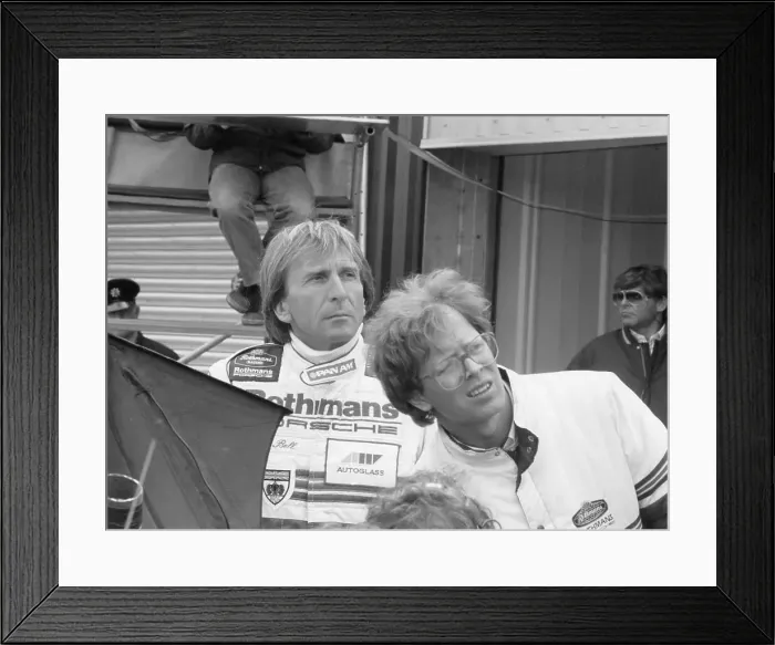 Framed Print : Derek Bell, Group C1 Sportscar driver, 1987 Framed Print : Derek Bell, Group C1 Sportscar driver, 1987