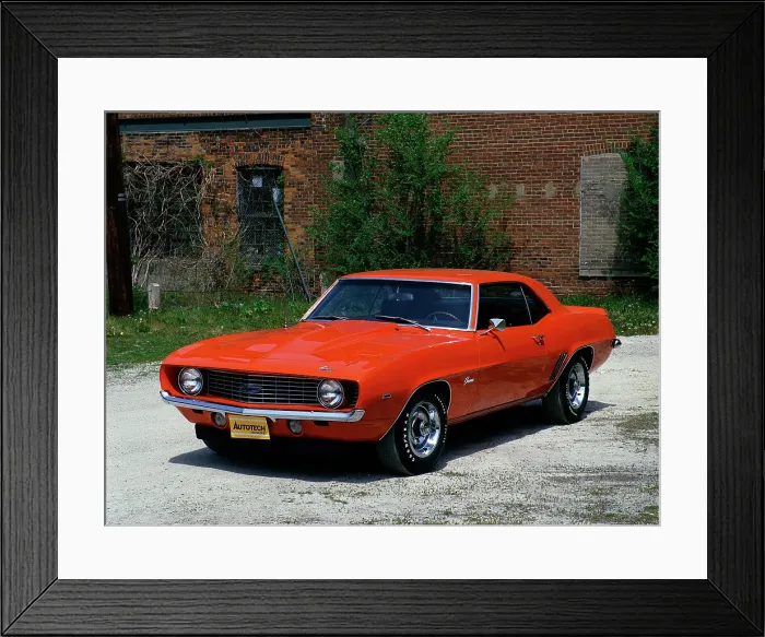 Framed Print : 1969 Chevrolet Camaro Copo Framed Print : 1969 Chevrolet Camaro Copo