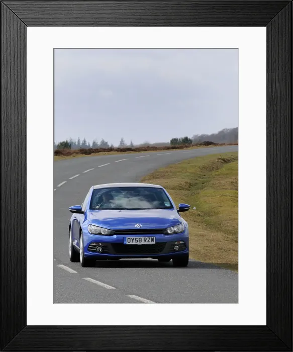Framed Print : 2009 Volkswagen Scirocco 2.0 GT TSi Framed Print : 2009 Volkswagen Scirocco 2.0 GT TSi