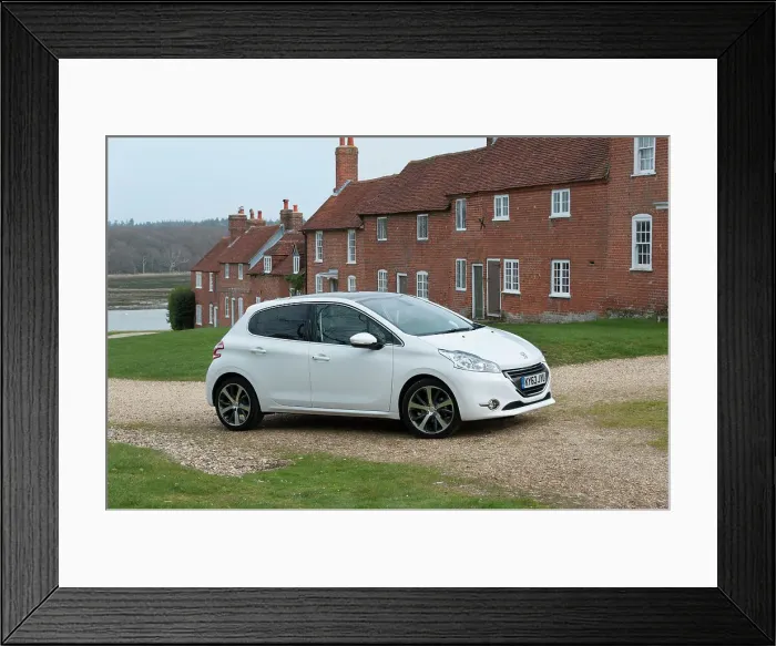Framed Print : 2014 Peugeot 208 Hdi Framed Print : 2014 Peugeot 208 Hdi