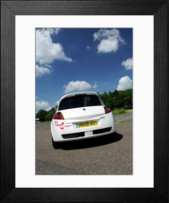 Framed Print : Renault Megane Sport R26R 2009. Artist: Simon Clay Framed Print : Renault Megane Sport R26R 2009. Artist: Simon Clay