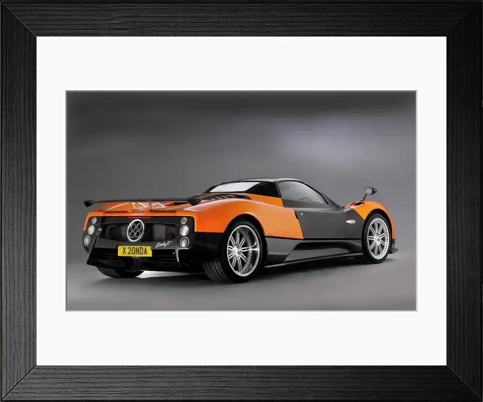 Framed Print : 2007 Pagani Zonda Roadster F Framed Print : 2007 Pagani Zonda Roadster F