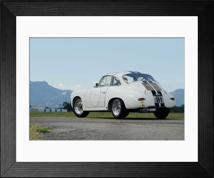 Framed Print : 1961 Porsche 356 B 1600 GTS Framed Print : 1961 Porsche 356 B 1600 GTS