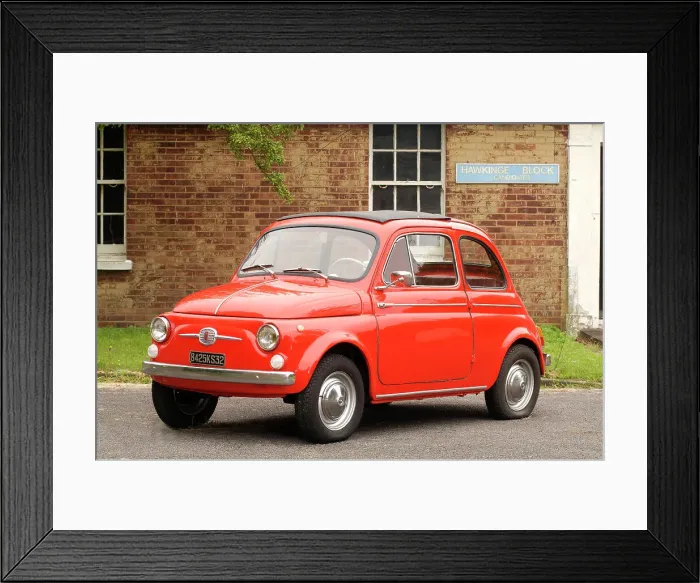 Framed Print : 1962 Fiat 500D Framed Print : 1962 Fiat 500D