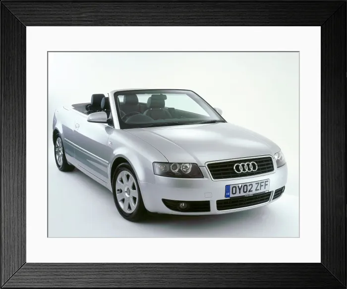 Framed Print : 2002 Audi A4 cabriolet Framed Print : 2002 Audi A4 cabriolet