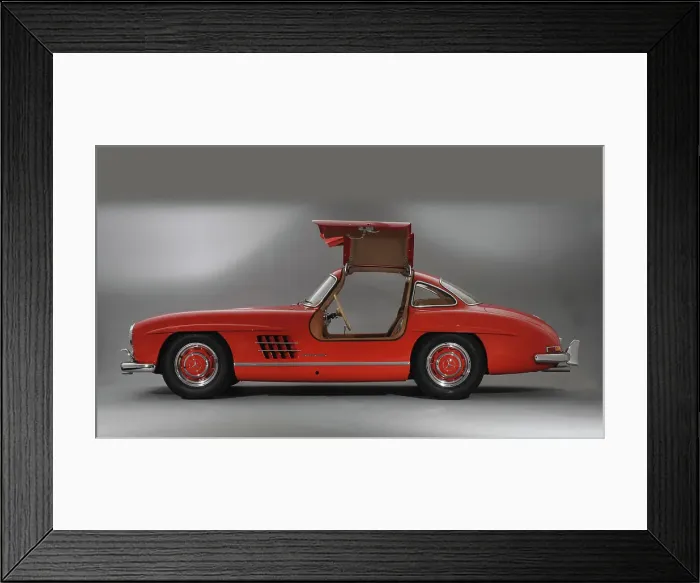 Framed Print : 1957 Mercedes Benz 300 SL Gullwing Framed Print : 1957 Mercedes Benz 300 SL Gullwing