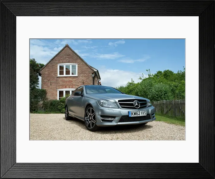Framed Print : 2013 Mercedes Benz C250 Cdi Coupe AMG Sport Framed Print : 2013 Mercedes Benz C250 Cdi Coupe AMG Sport
