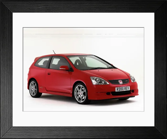 Framed Print : 2005 Honda Civic Type R Framed Print : 2005 Honda Civic Type R