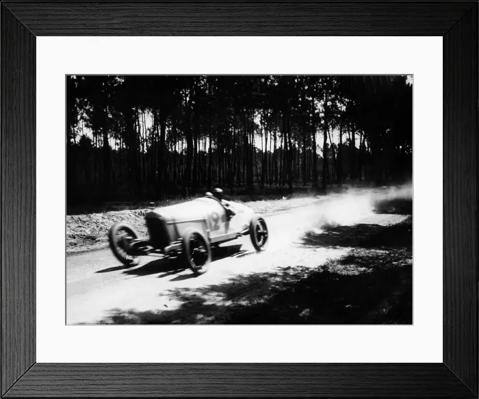 Framed Print : Jimmy Murphy driving a Duesenberg to victory in the French Grand Prix, Le Mans, 1921 Framed Print : Jimmy Murphy driving a Duesenberg to victory in the French Grand Prix, Le Mans, 1921