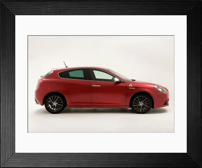Framed Print : 2010 Alfa Romeo Giulietta 1750 Cloverleaf Framed Print : 2010 Alfa Romeo Giulietta 1750 Cloverleaf
