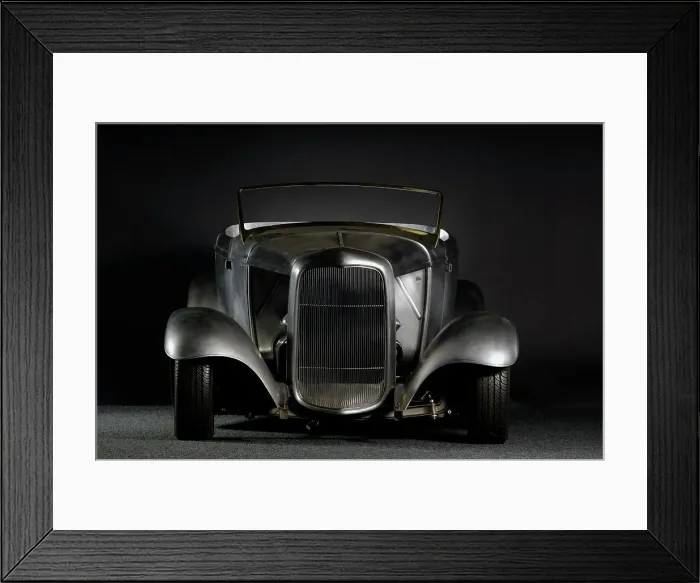 Framed Print : Ford Hot rod custom metal body 1934. Artist: Simon Clay Framed Print : Ford Hot rod custom metal body 1934. Artist: Simon Clay