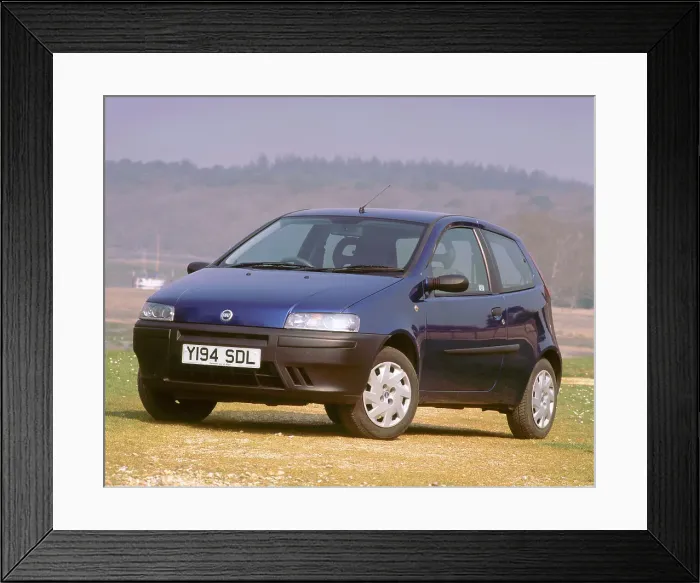 Framed Print : 2001 Fiat Punto