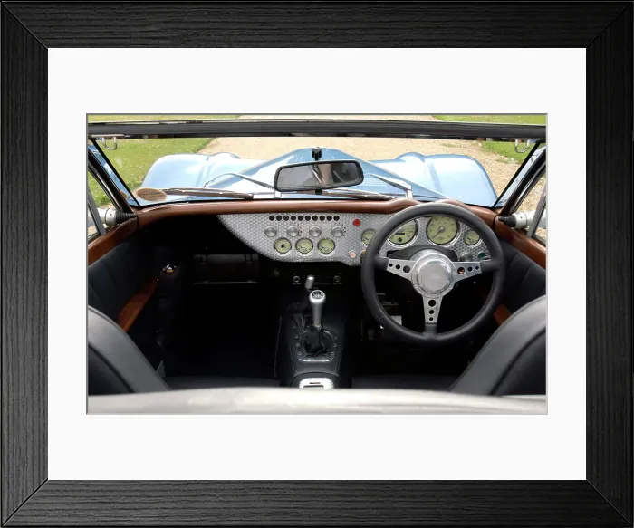Framed Print : 2004 Morgan Aero 8 interior Framed Print : 2004 Morgan Aero 8 interior