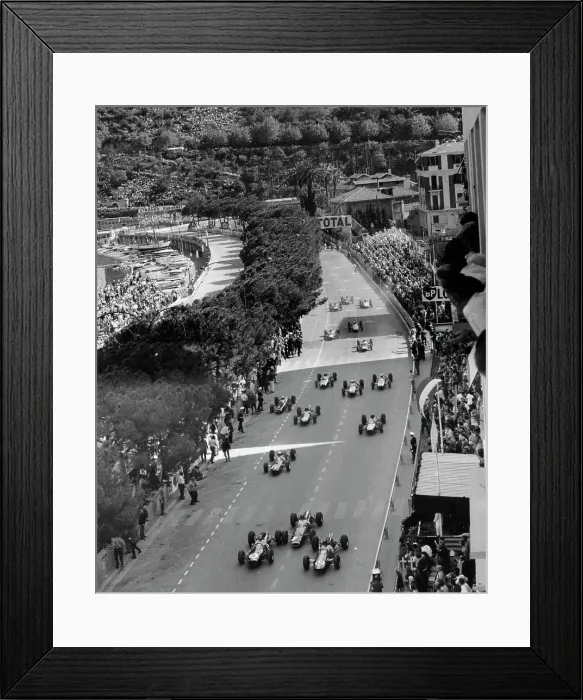 Framed Print : Start of the Monaco Grand Prix, 1964 Framed Print : Start of the Monaco Grand Prix, 1964